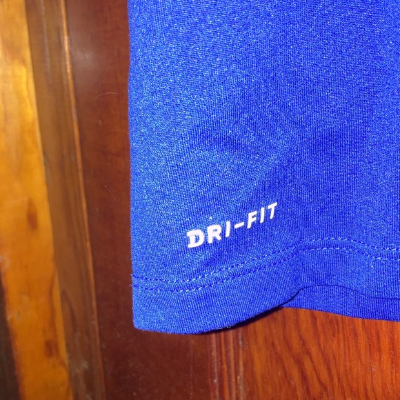 Nike Blue Cubs Baseball Tee dry fit - Picture 2 of 4